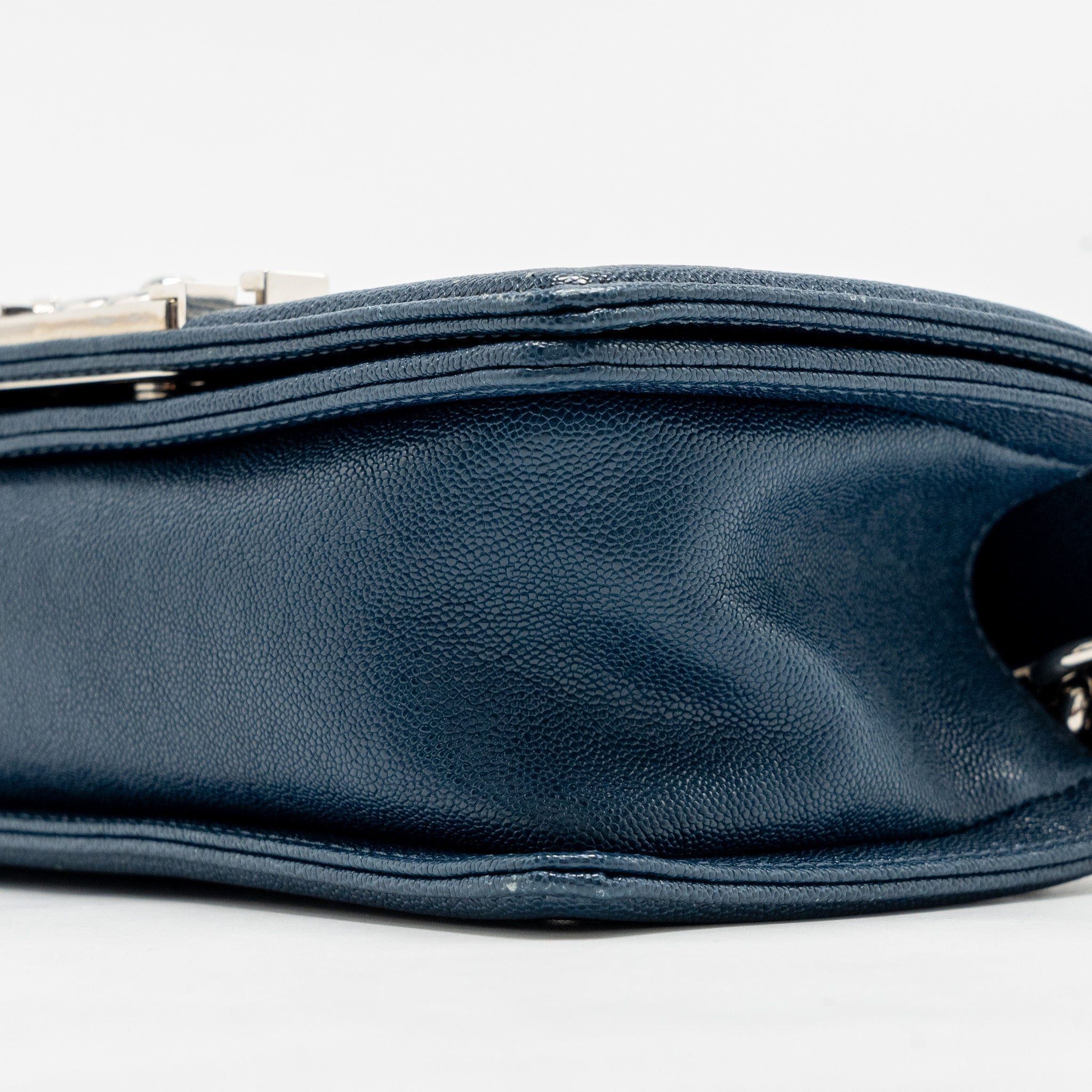 Chanel Small Boy Bag Caviar Navy