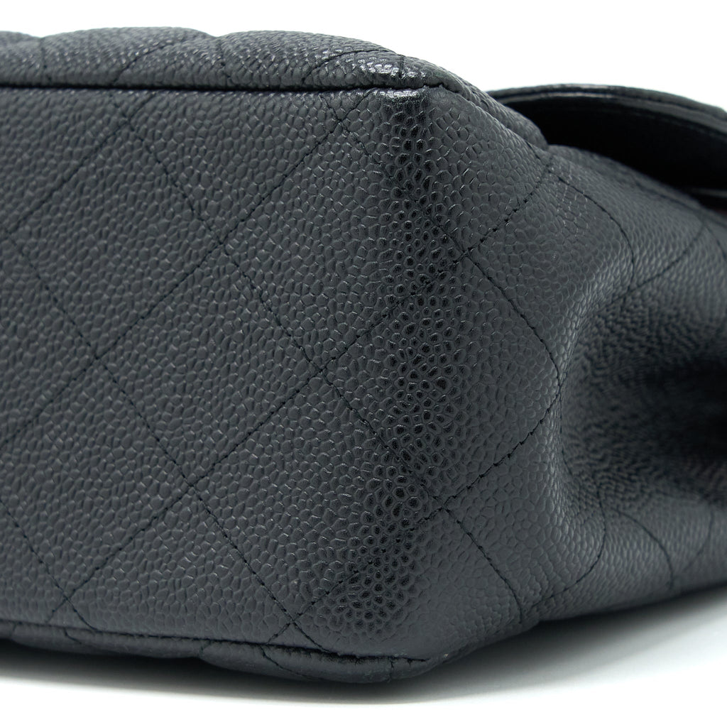 Chanel Classic Jumbo Double Flap Bag Caviar Black