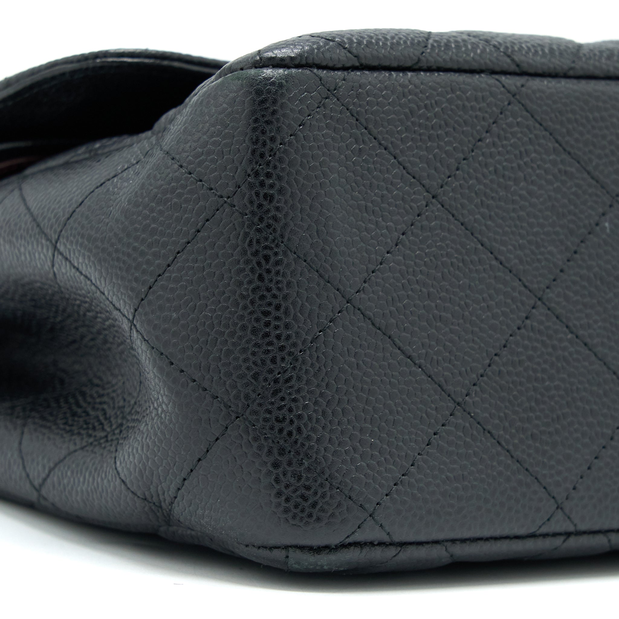 Chanel Classic Jumbo Double Flap Bag Caviar Black