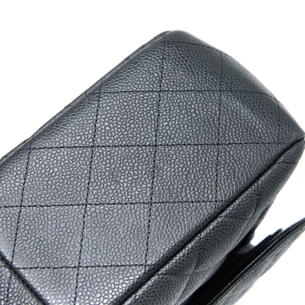 Chanel Classic Jumbo Double Flap Bag Caviar Black
