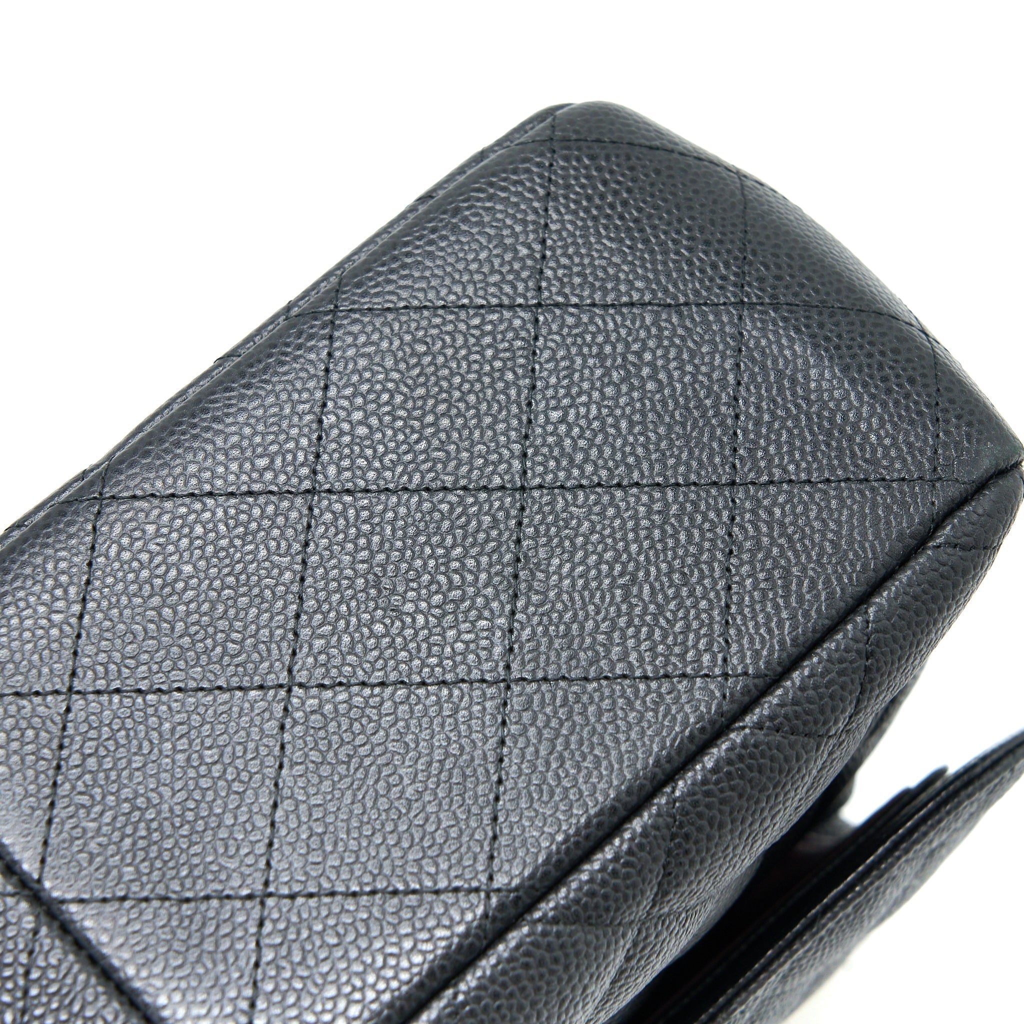 Chanel Classic Jumbo Double Flap Bag Caviar Black