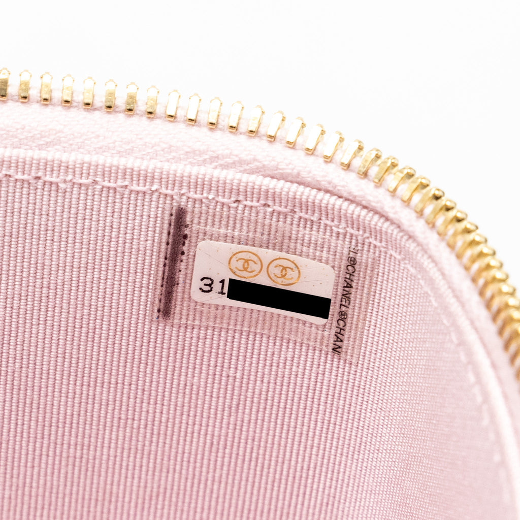 Chanel Mini vanity with chain caviar pink L