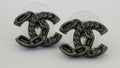 CHANEL Earrings CC Silver - Chanel Clip - Chanel CC Earrings