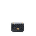 Chanel Mini 2.55 Reissue Flap Bag Aged Calfskin Black Brushed  (Microchip)
