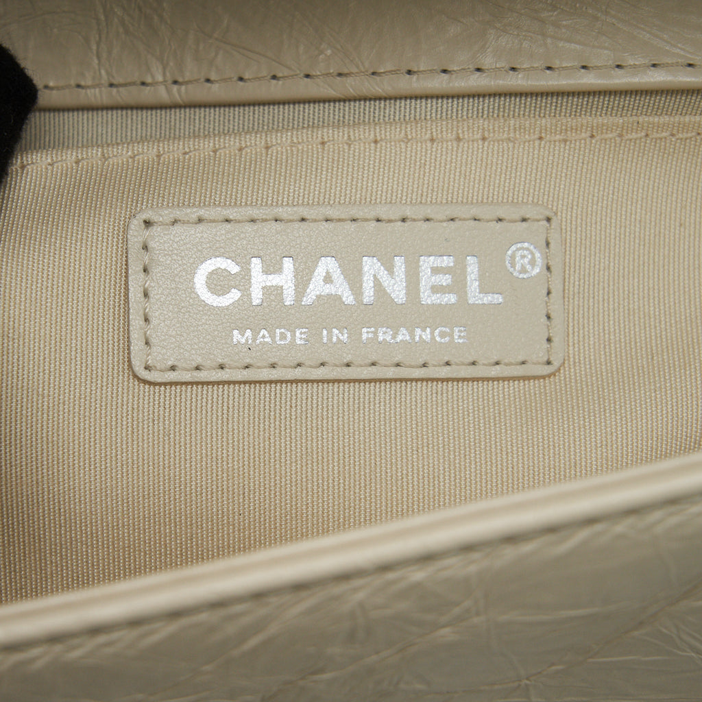 Chanel Medium Boy Bag Chevron Limited Calfskin Ivory