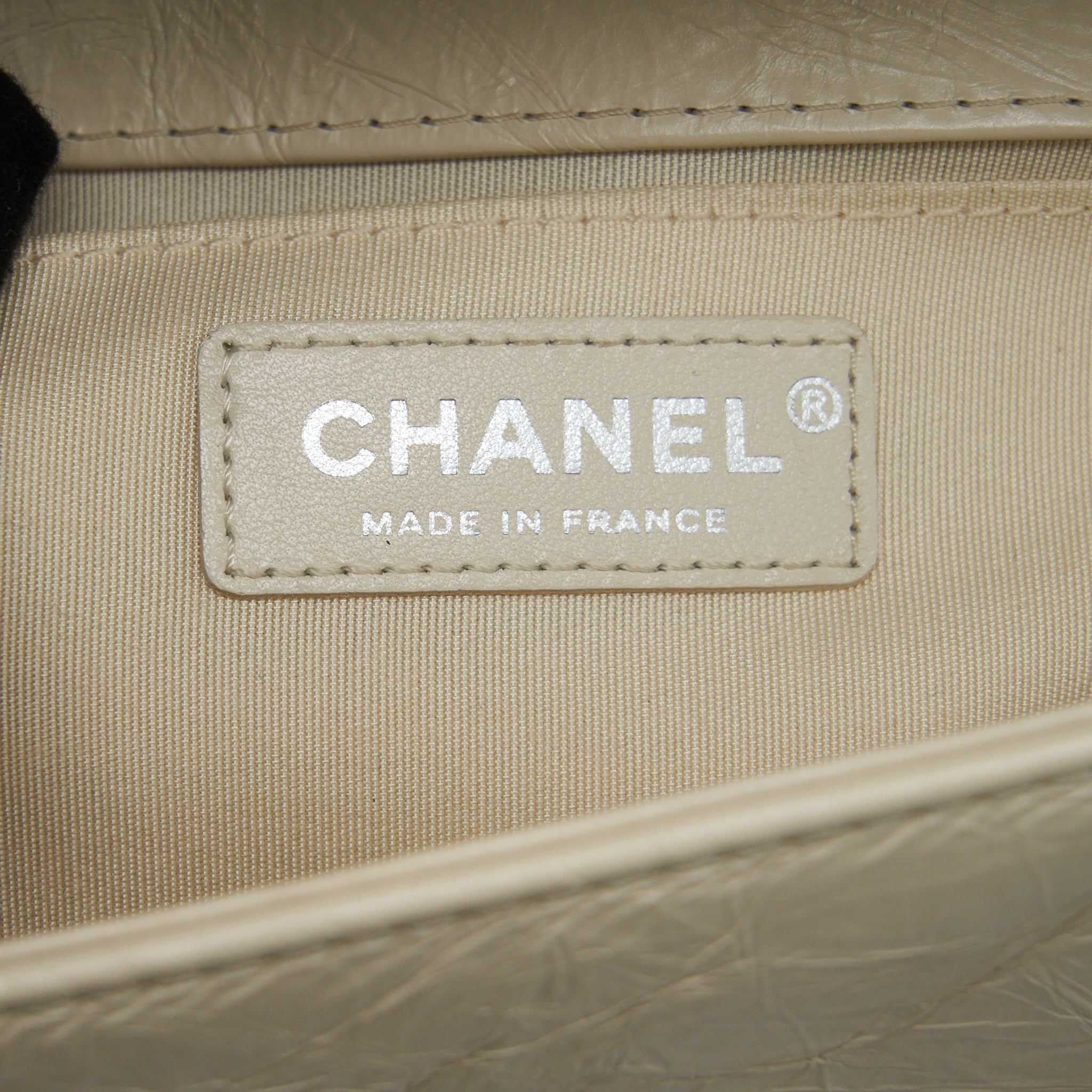 Chanel Medium Boy Bag Chevron Limited Calfskin Ivory