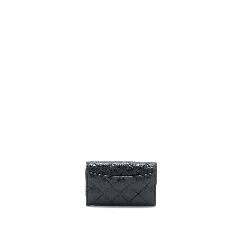 Chanel Classic Flap Cardholder Caviar Black