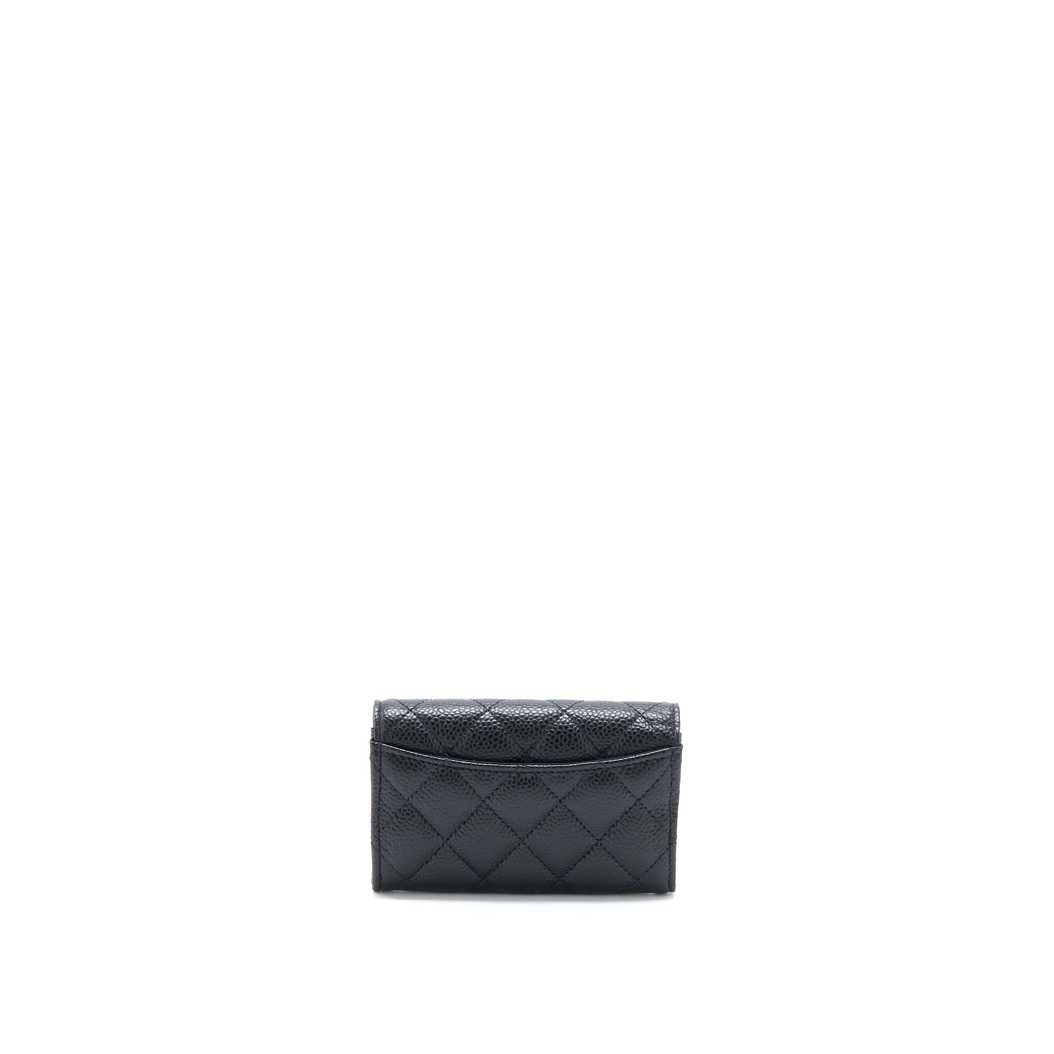 Chanel Classic Flap Cardholder Caviar Black