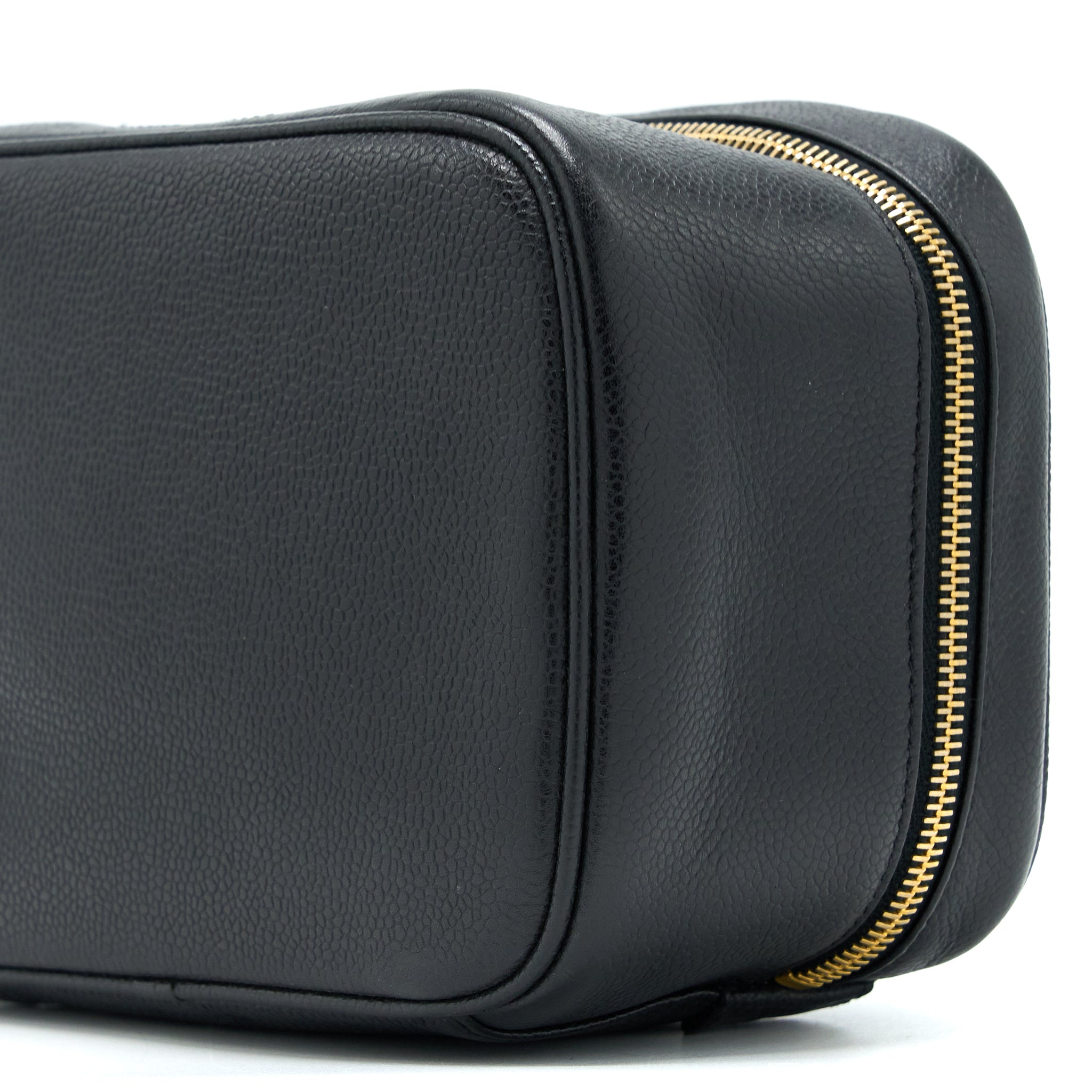 Chanel Vintage Vanity Case Caviar Black