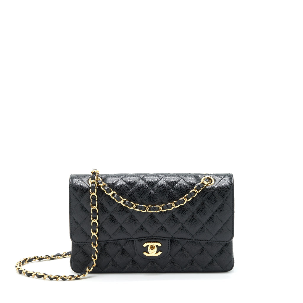Chanel Medium Classic Flap bag Caviar Black