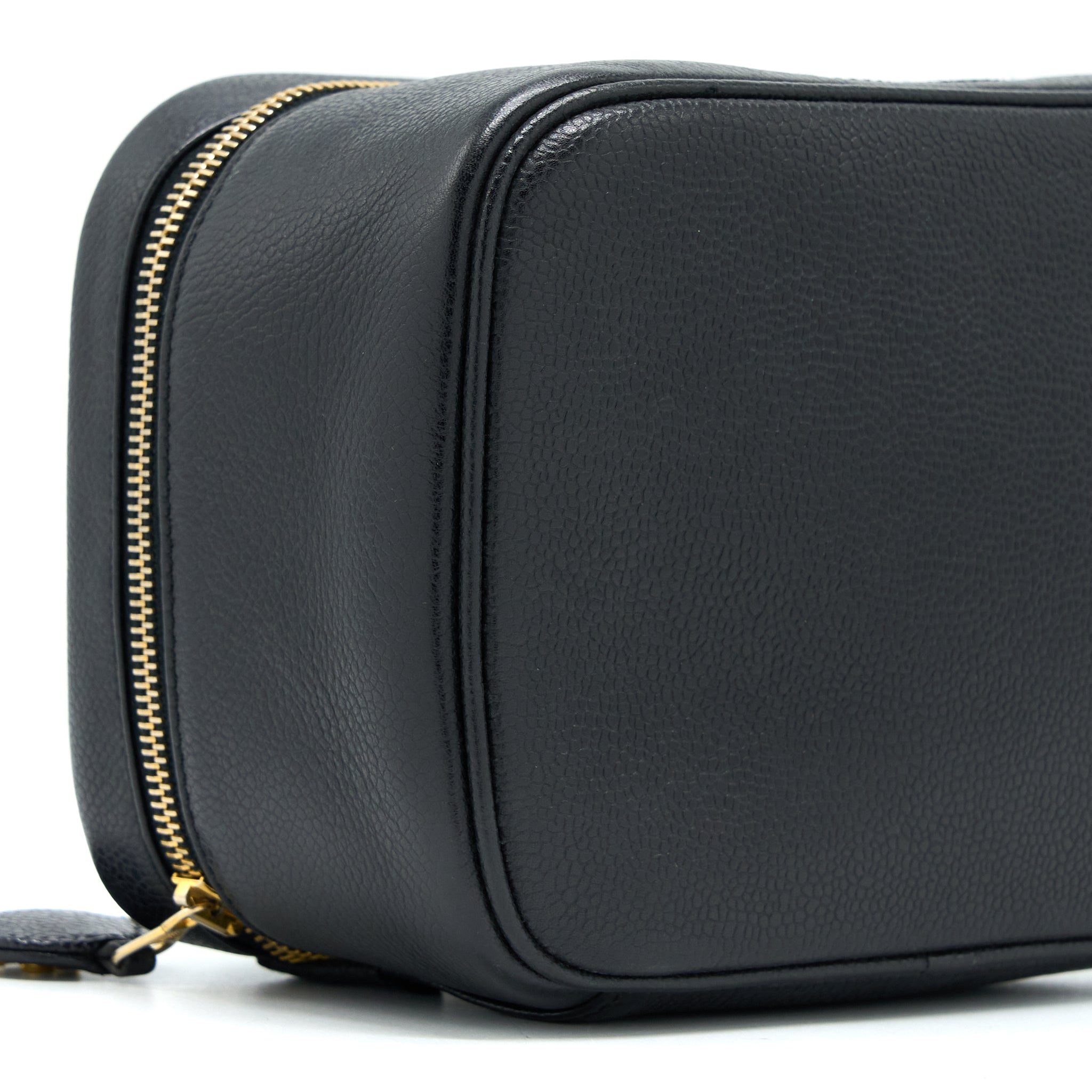 Chanel Vintage Vanity Case Caviar Black