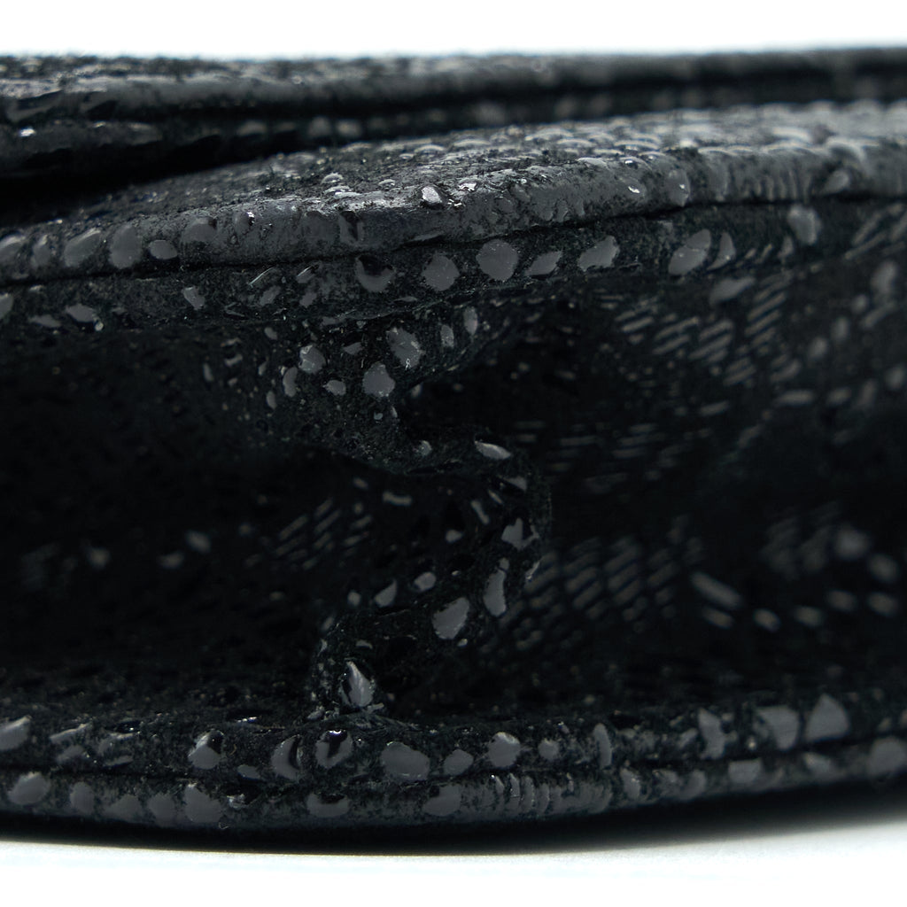 Chanel Seasonal Wallet On Chain Fabric Black