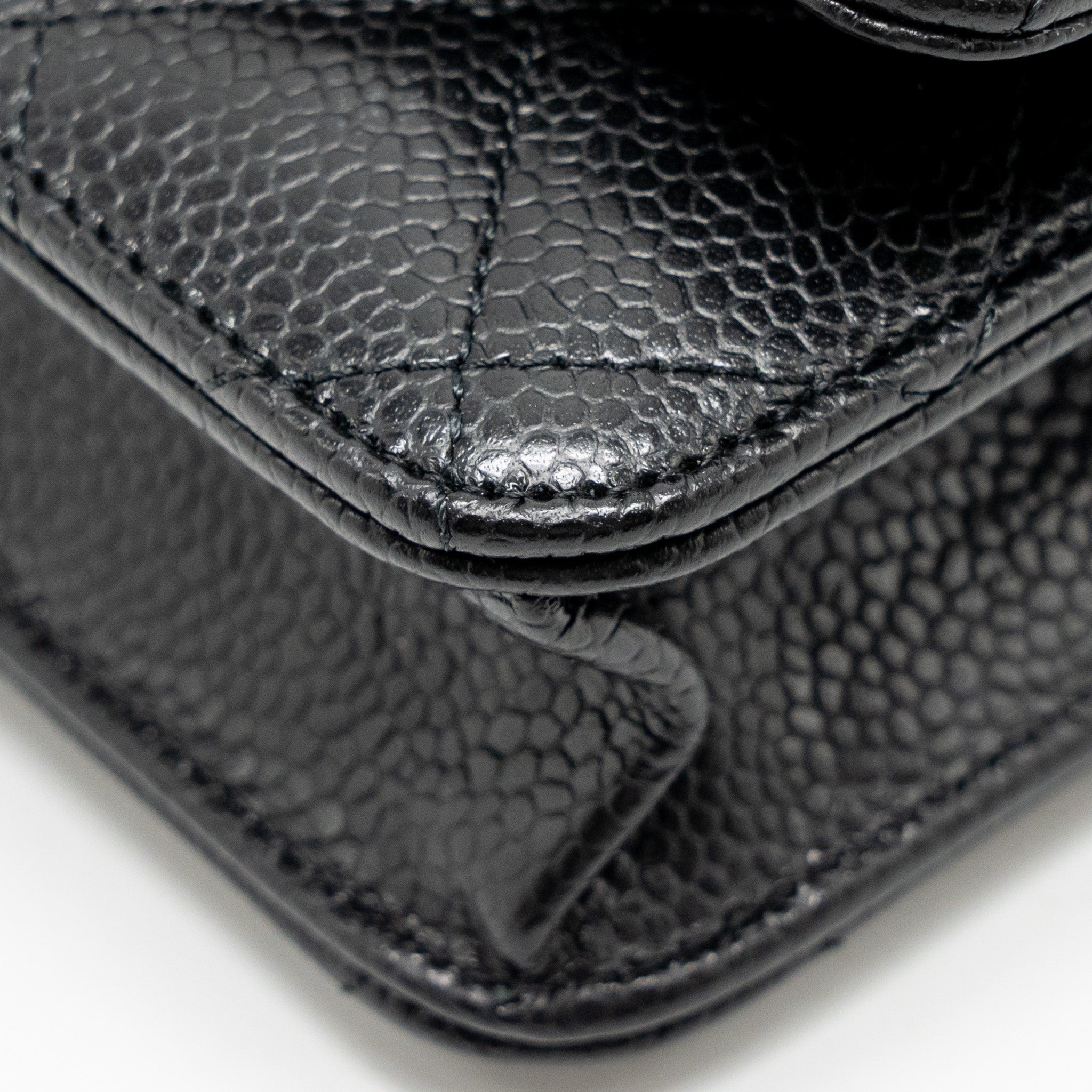 Chanel Classic Wallet on Chain Caviar Black (microchip)
