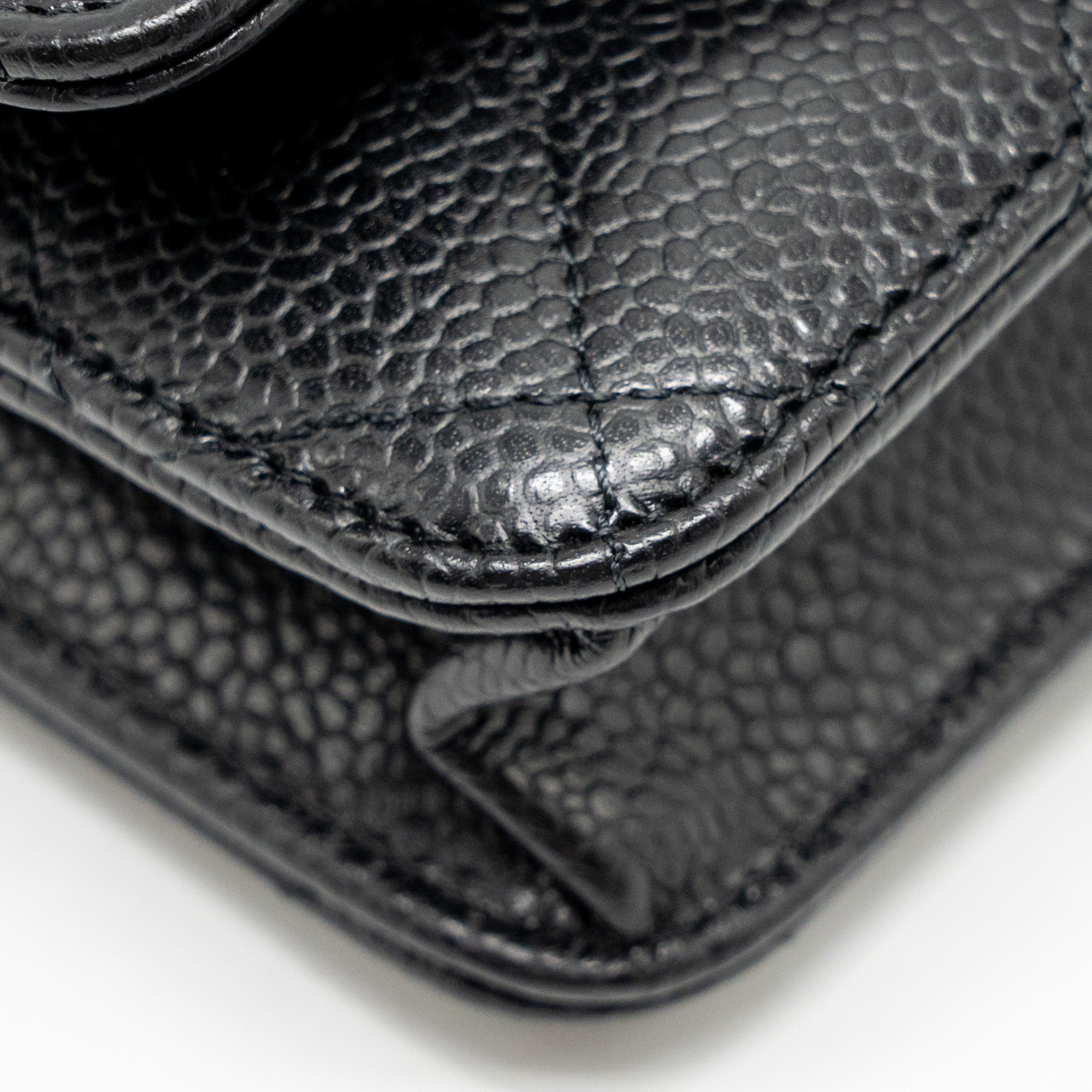 Chanel Classic Wallet on Chain Caviar Black (microchip)