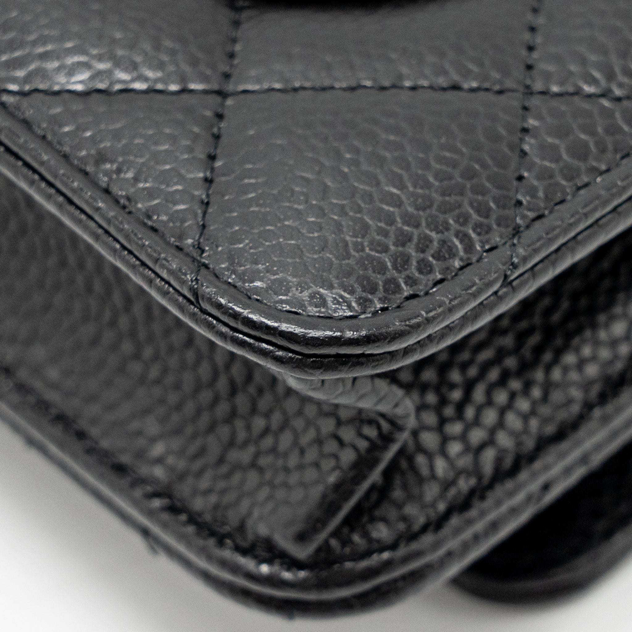 Chanel Classic Wallet on Chain Caviar Black (microchip)