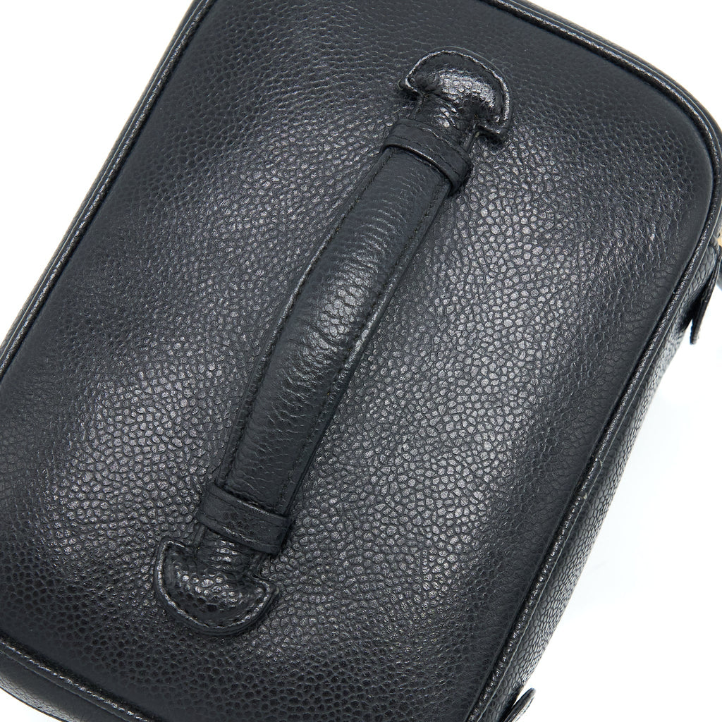 Chanel Vintage Vanity Case Caviar Black