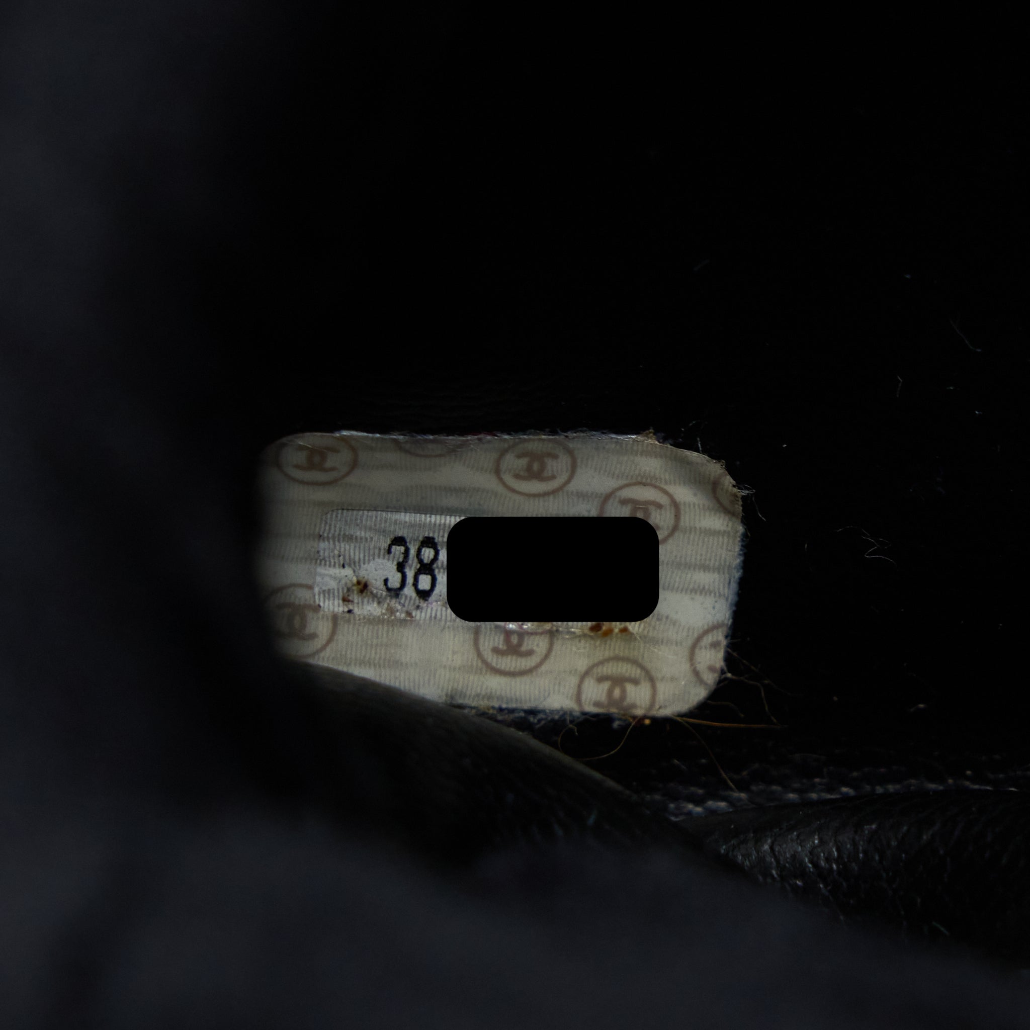 Chanel Vintage Vanity Case Caviar Black