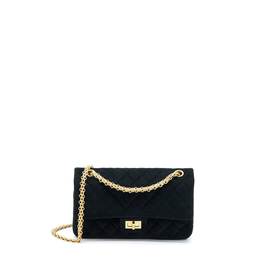 Chanel Small 2.55 Reissue Flap Bag Velvet Black