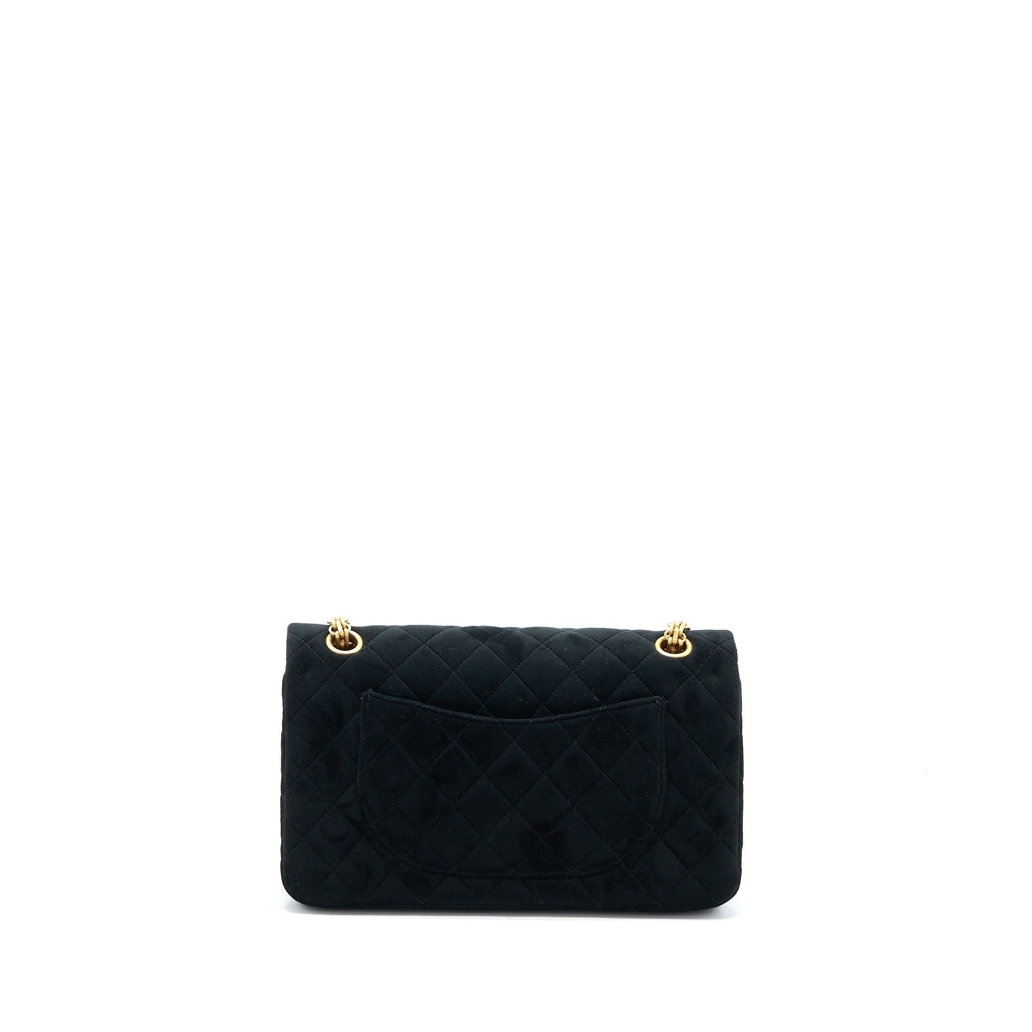 Chanel Small 2.55 Reissue Flap Bag Velvet Black