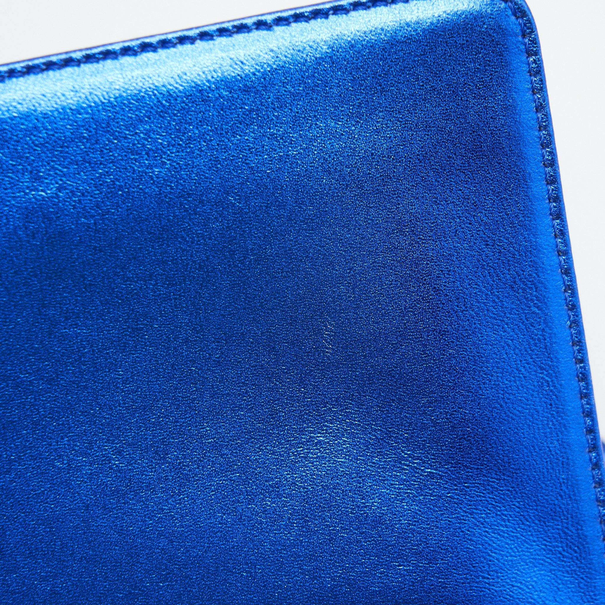 Chanel Medium Le-Boy Patent Electric Blue