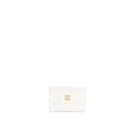 Chanel Chevron Card Holder Calfskin White