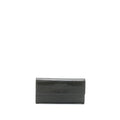 Chanel CC Logo Flap Long Wallet Caviar Dark Olive Green