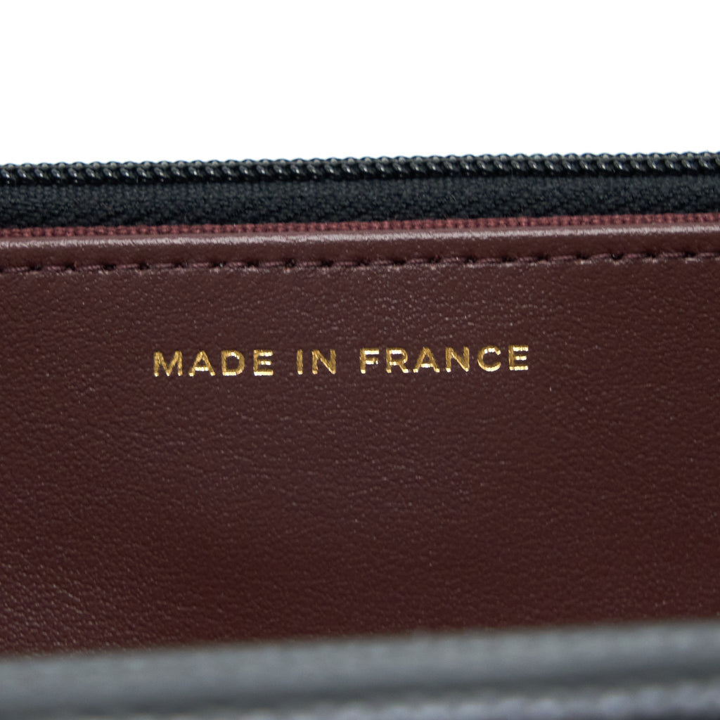 Chanel Classic Wallet On Chain Caviar Black  (Microchip)