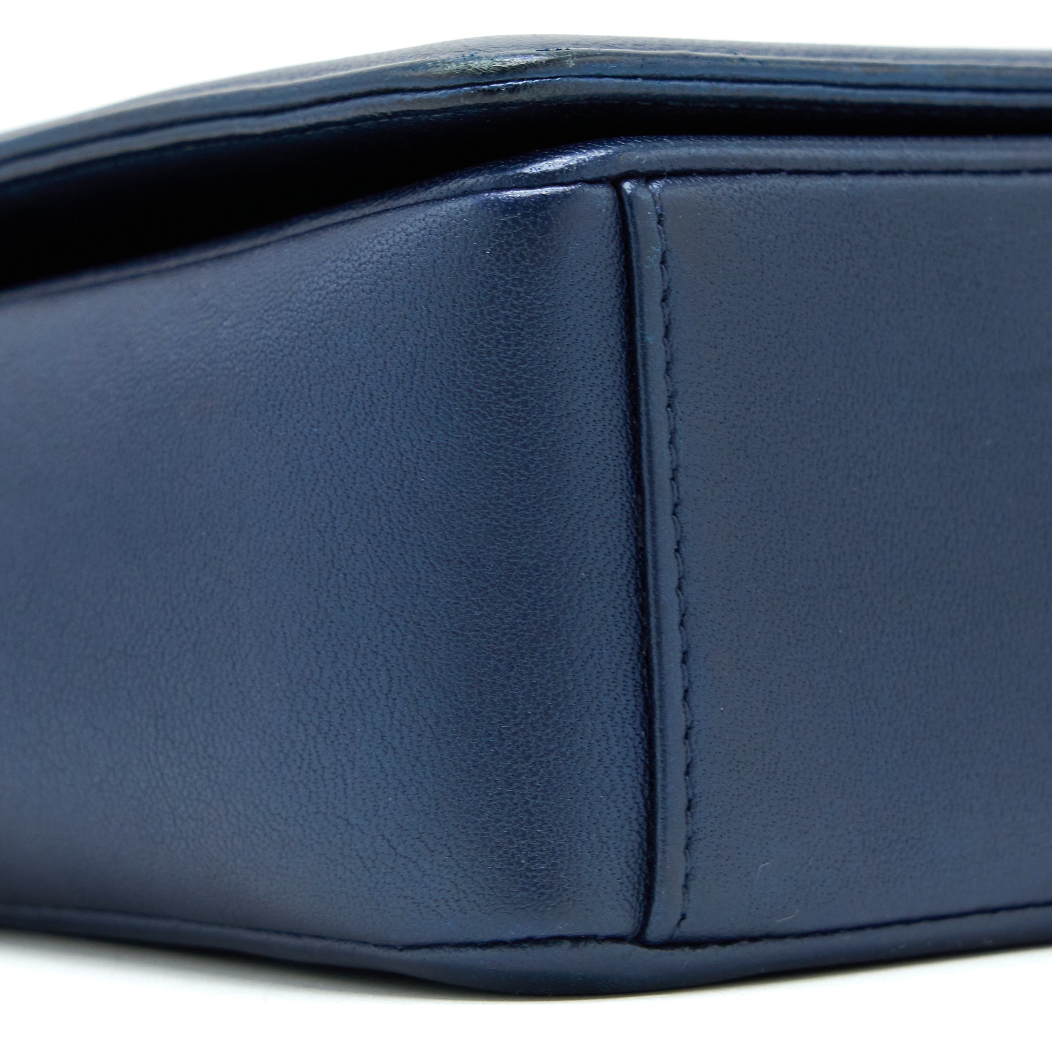 Chanel Mademoiselle Flap Bag Lambskin Navy