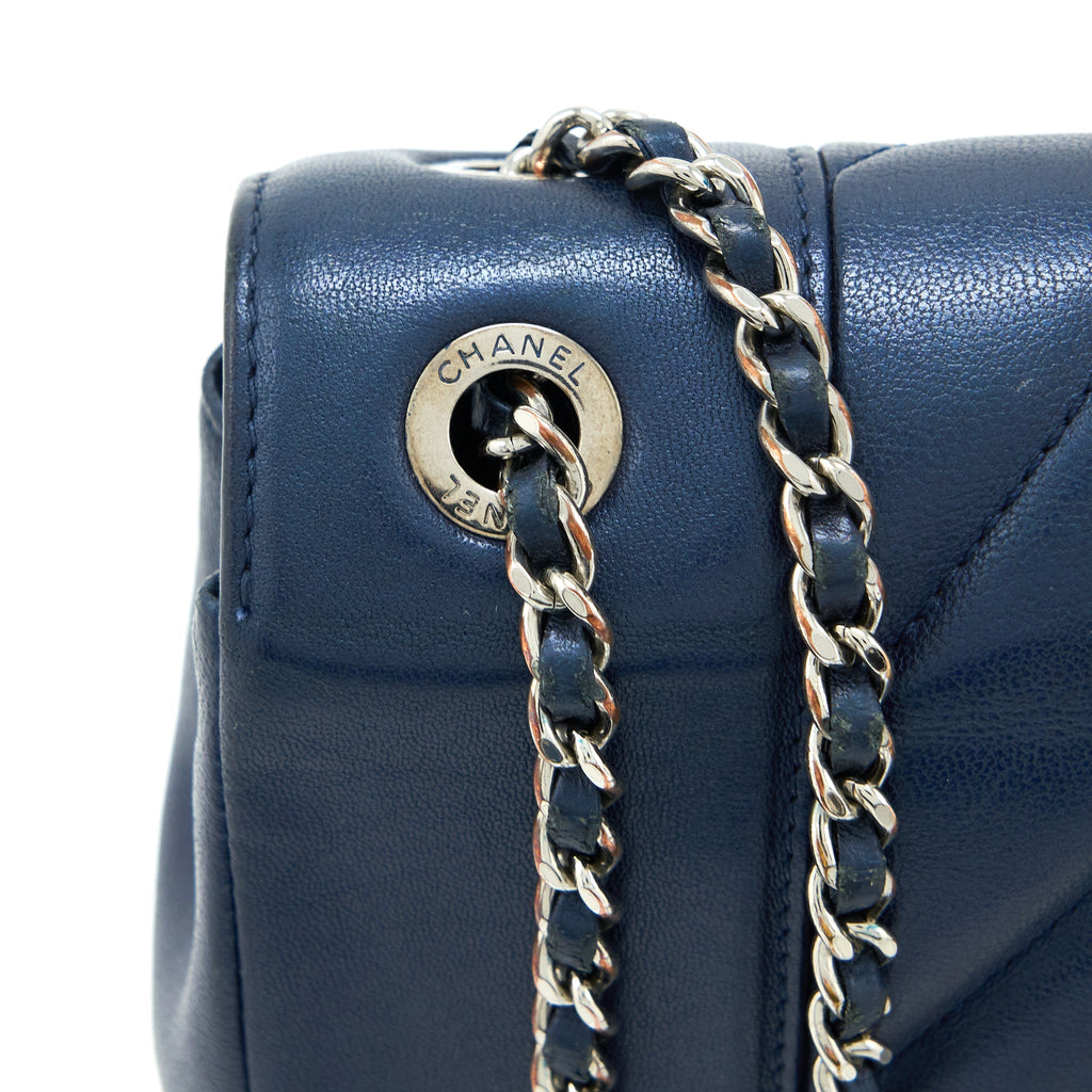 Chanel Mademoiselle Flap Bag Lambskin Navy