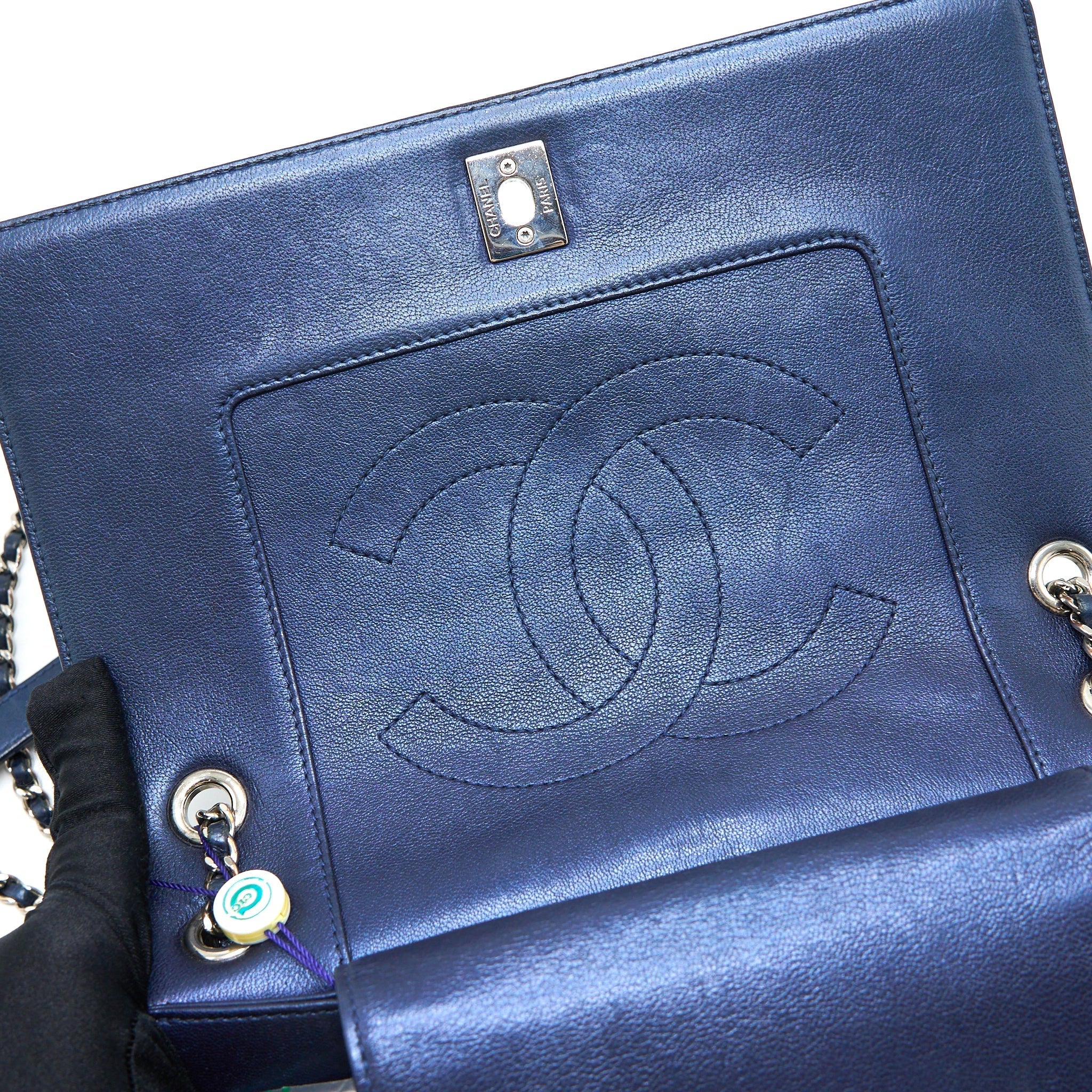 Chanel Mademoiselle Flap Bag Lambskin Navy