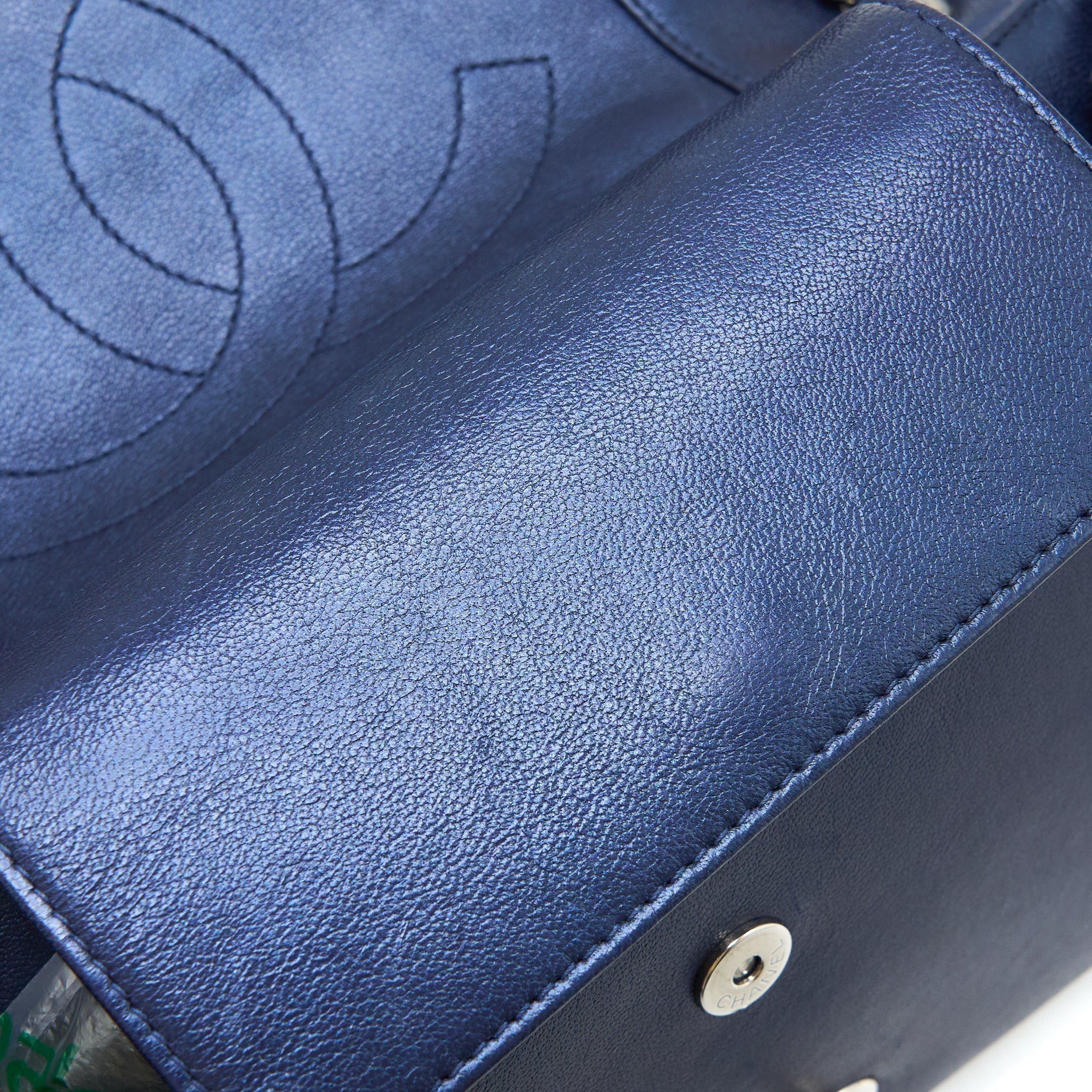 Chanel Mademoiselle Flap Bag Lambskin Navy