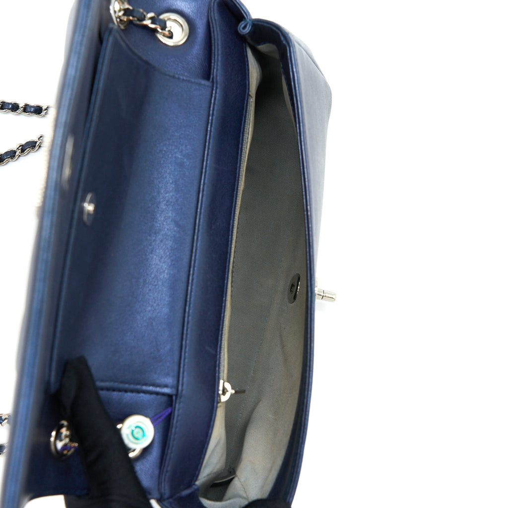 Chanel Mademoiselle Flap Bag Lambskin Navy