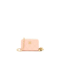 Chanel Pearl Crush Zippy Card Holder Lambskin Light Pink Brushed