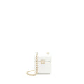 Chanel 22P Quilted Mini Box Vanity With Chain Lambskin White L