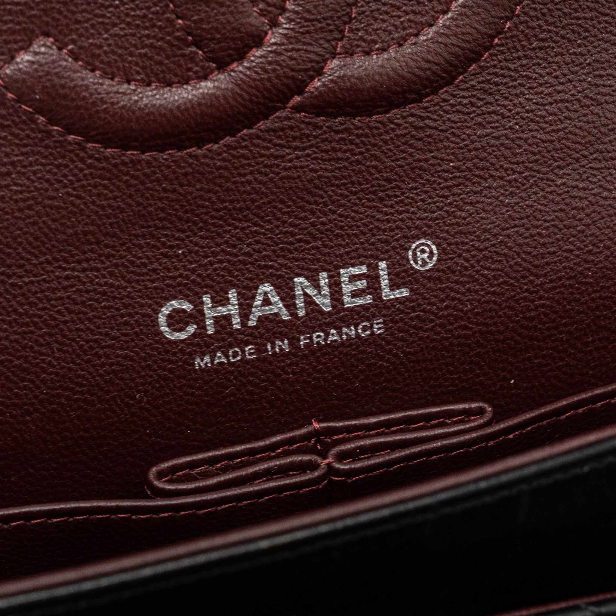 Chanel medium classic double flap bag lambskin black