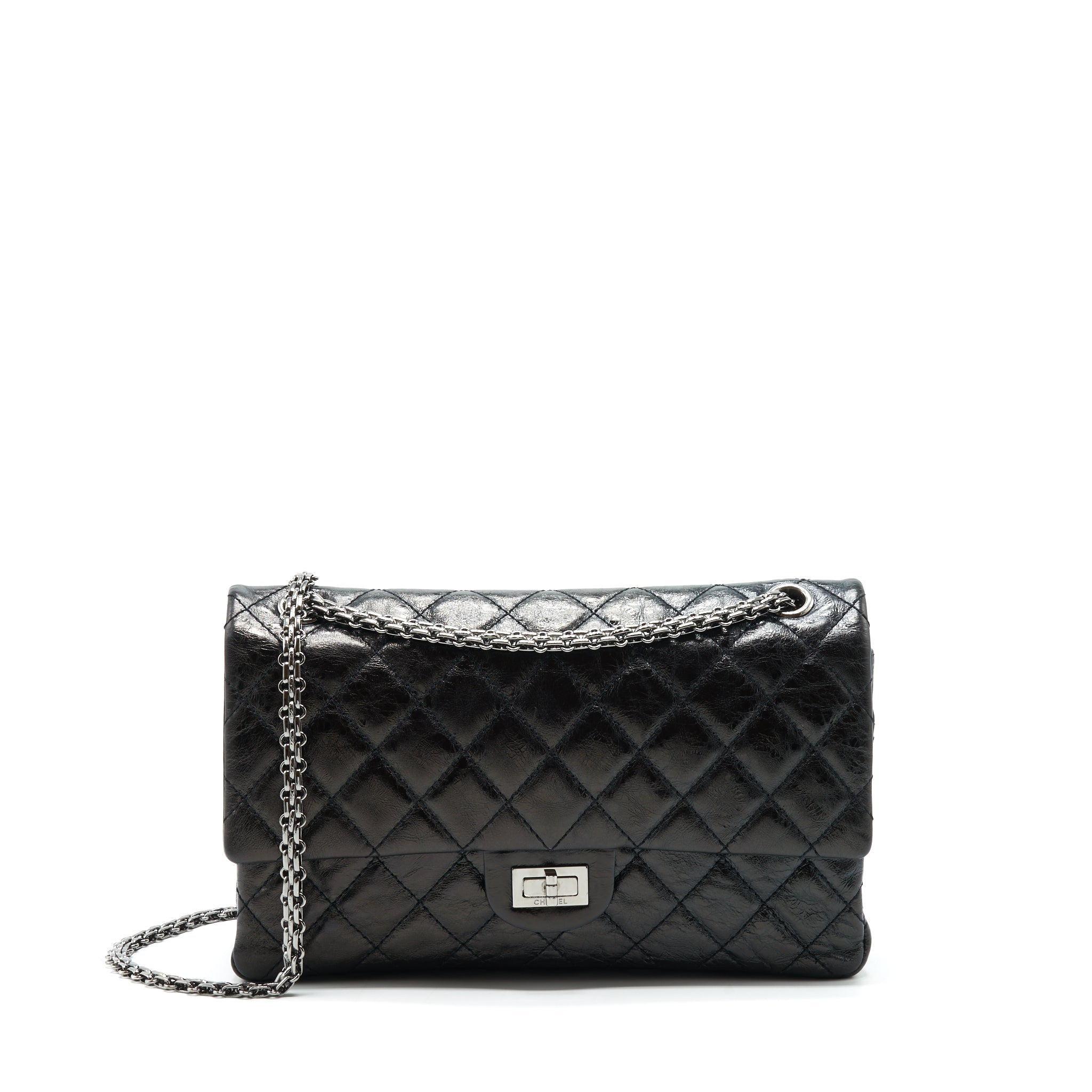 Chanel 2.55 226 reissue double Flap bag Calfskin black