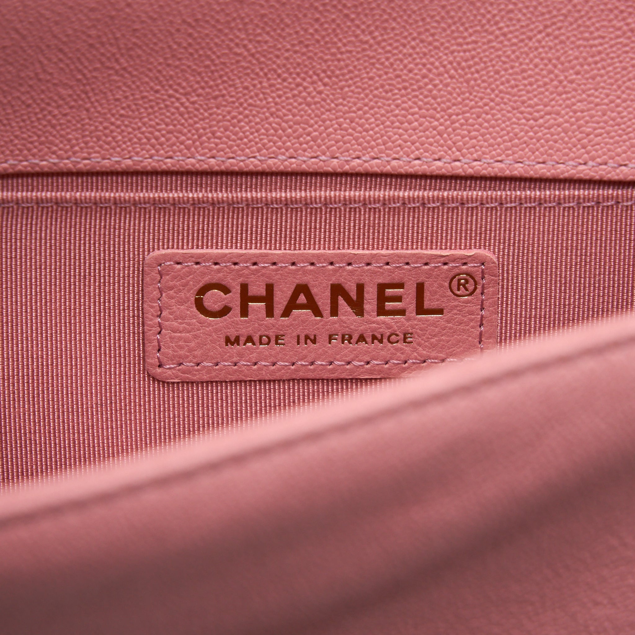 Chanel Small Boy Caviar Light Pink L