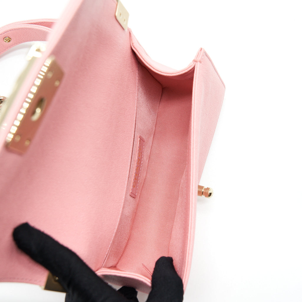 Chanel Small Boy Caviar Light Pink L