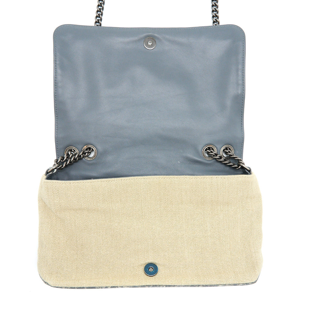 Chanel Graffiti Bag Fabric Multicolour Ruthenium