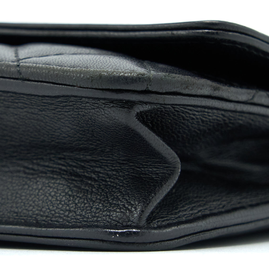 Chanel Boy Wallet On Chain Lambskin Black