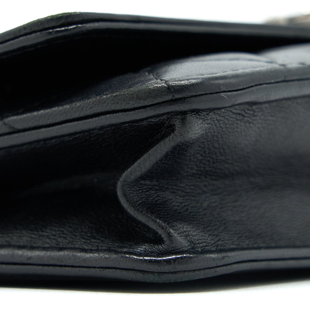 Chanel Boy Wallet On Chain Lambskin Black
