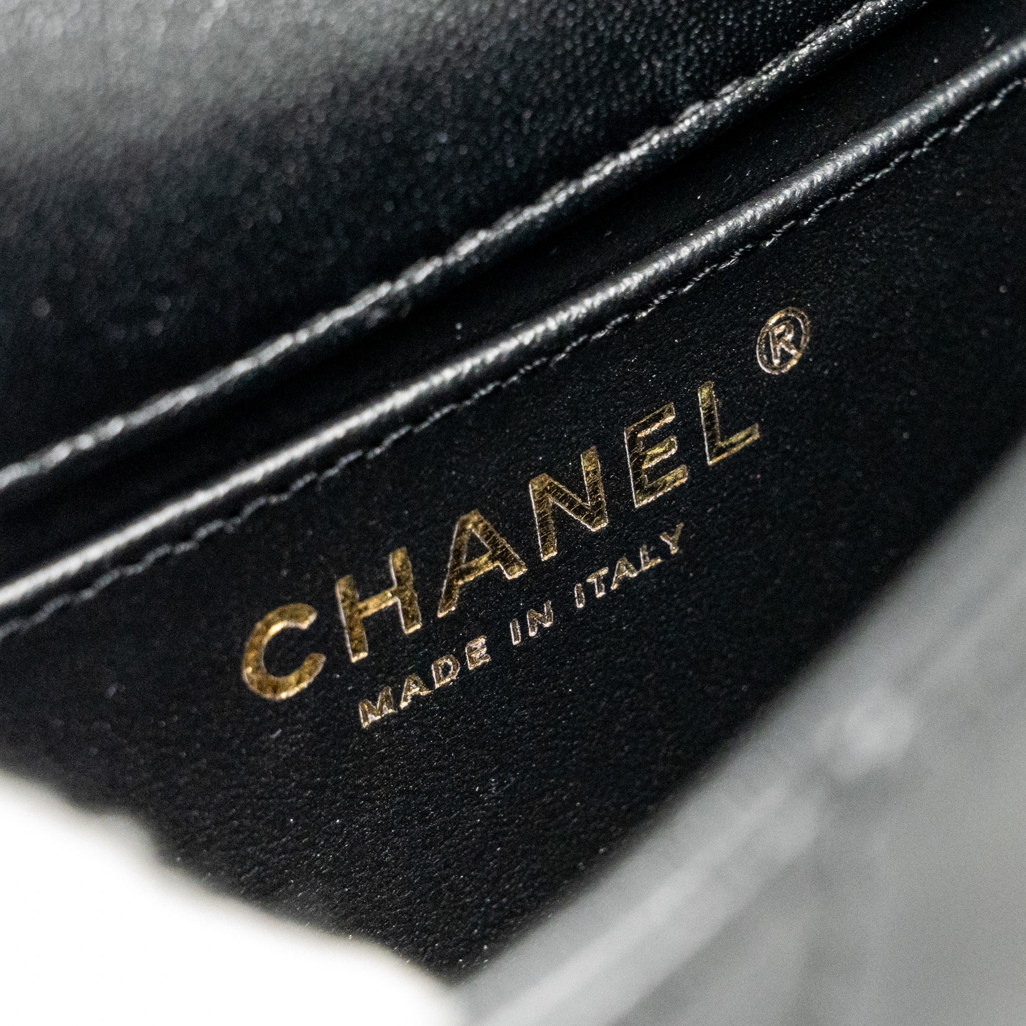 Chanel 25C Coco Love Adjustable Chain Shiny Lambskin Black  (Microchip)