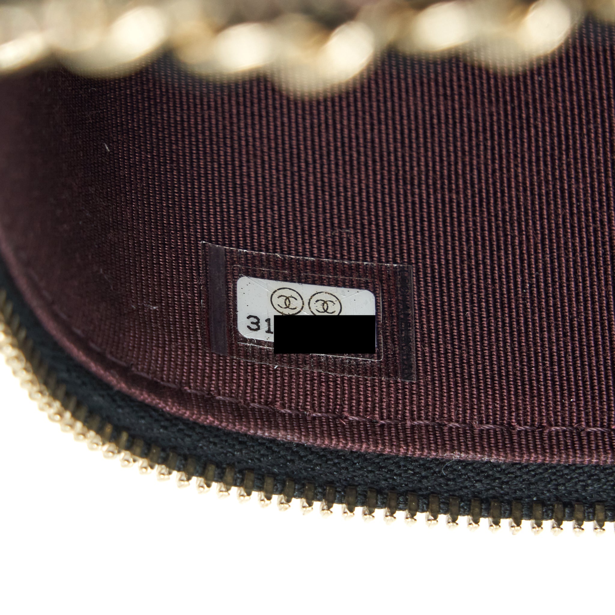 Chanel Mini Vanity Case Caviar Black L