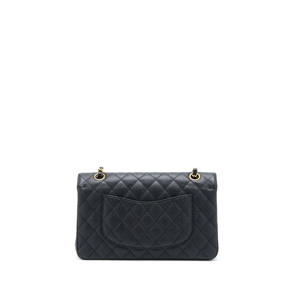 Chanel Medium Classic Double Flap Bag Caviar Black