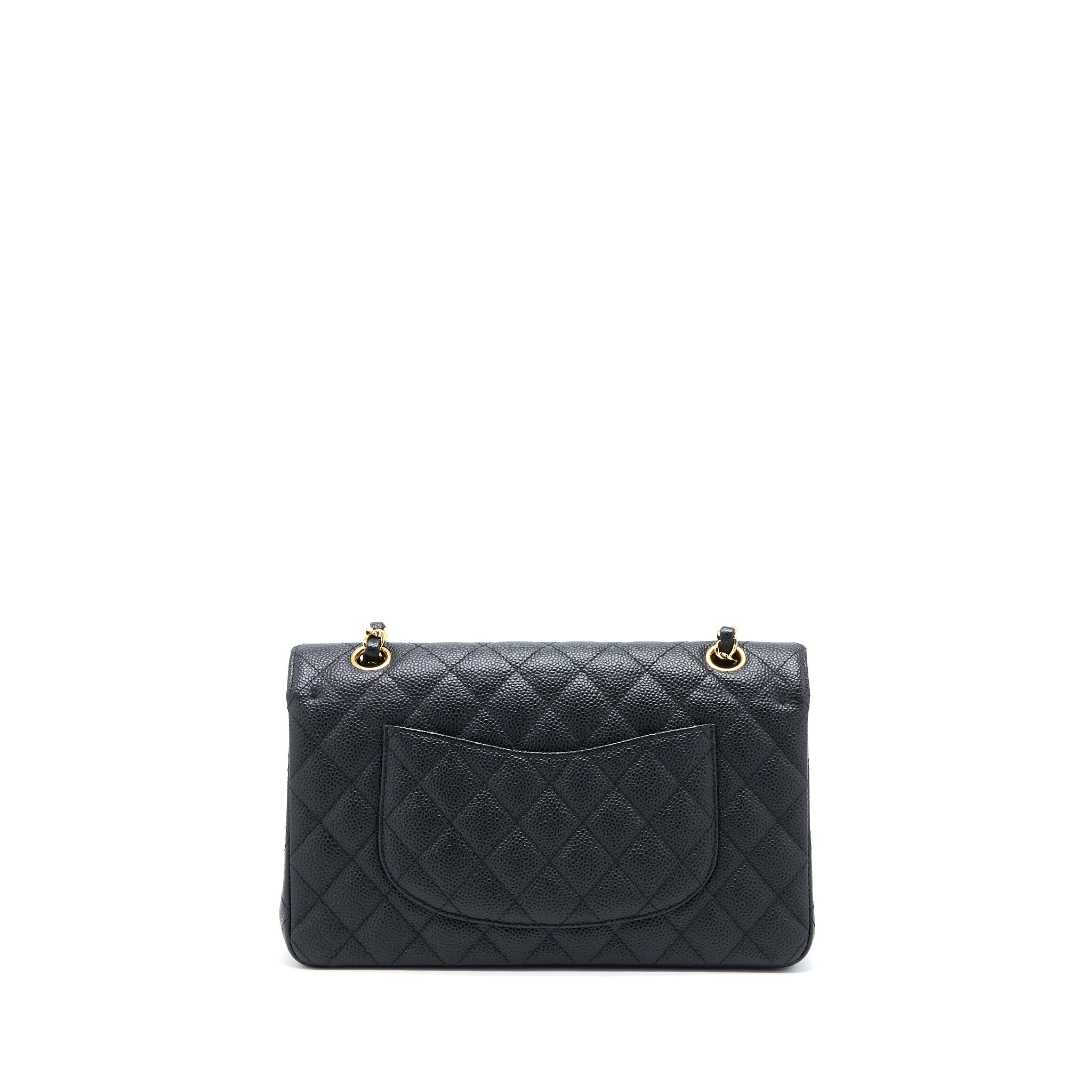 Chanel Medium Classic Double Flap Bag Caviar Black