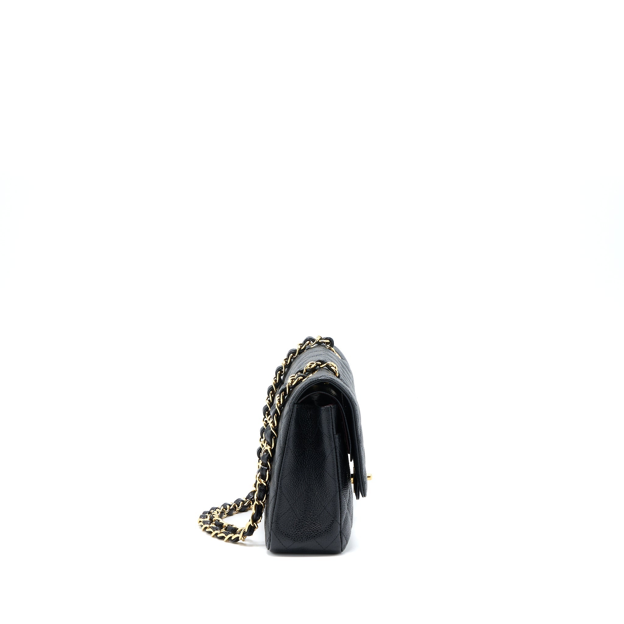 Chanel Medium Classic Double Flap Bag Caviar Black