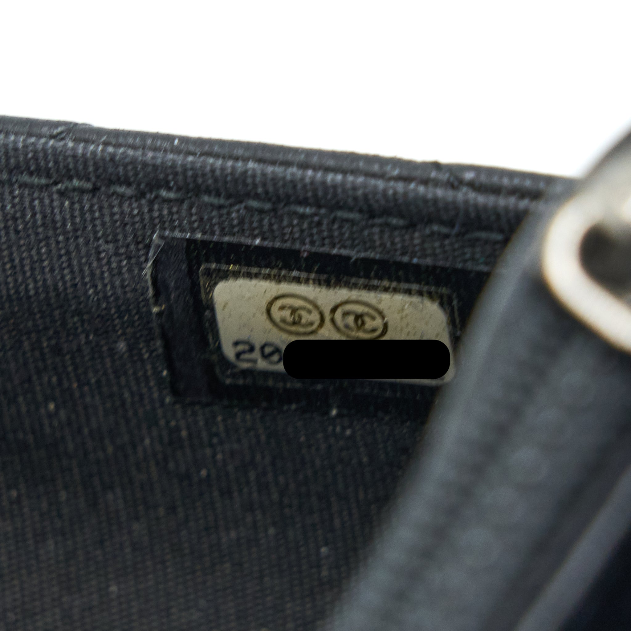 Chanel Boy Wallet On Chain Lambskin Black