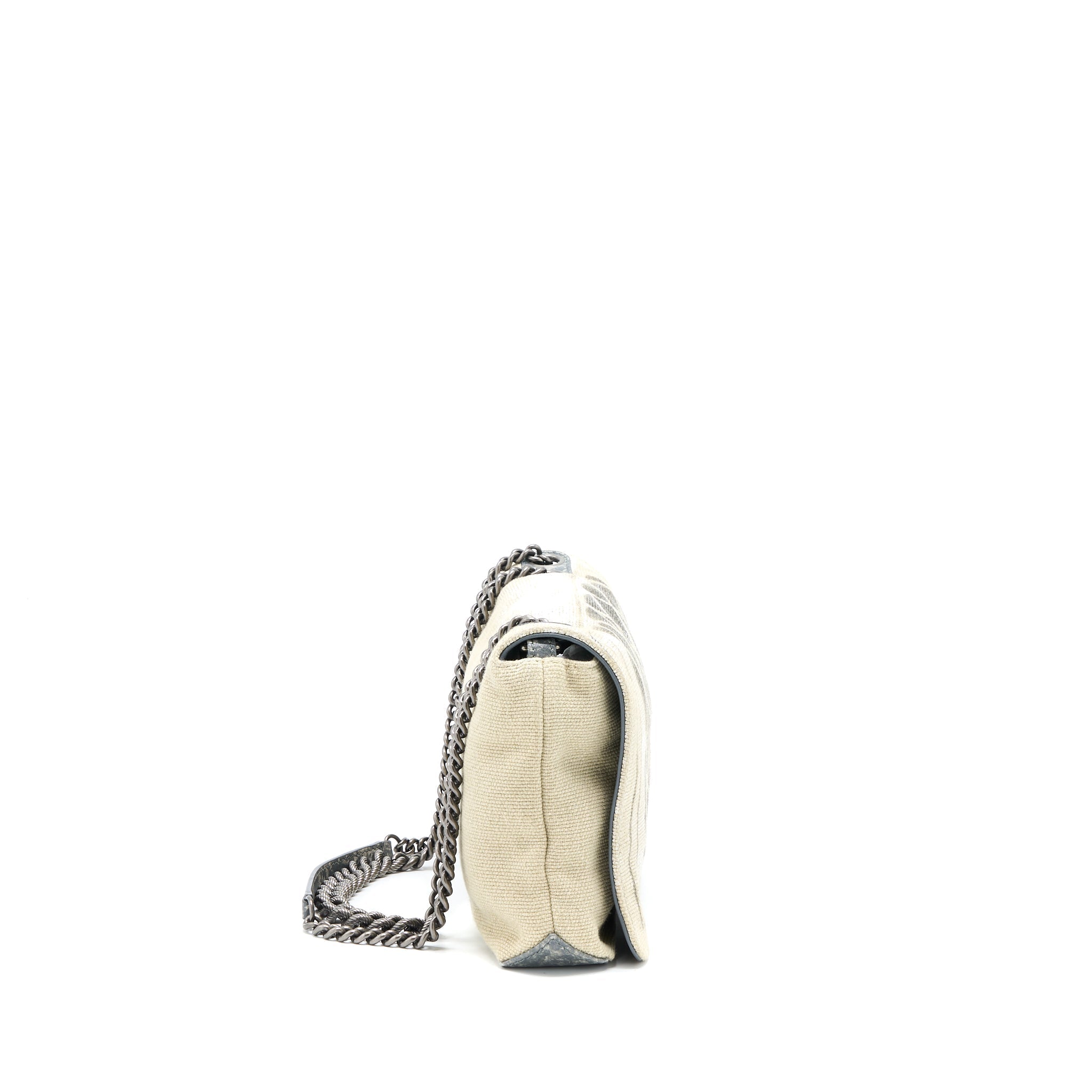 Chanel Graffiti Bag Fabric Multicolour Ruthenium