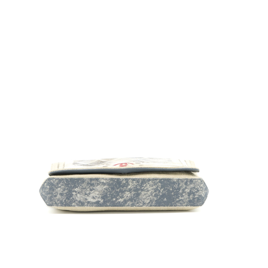 Chanel Graffiti Bag Fabric Multicolour Ruthenium