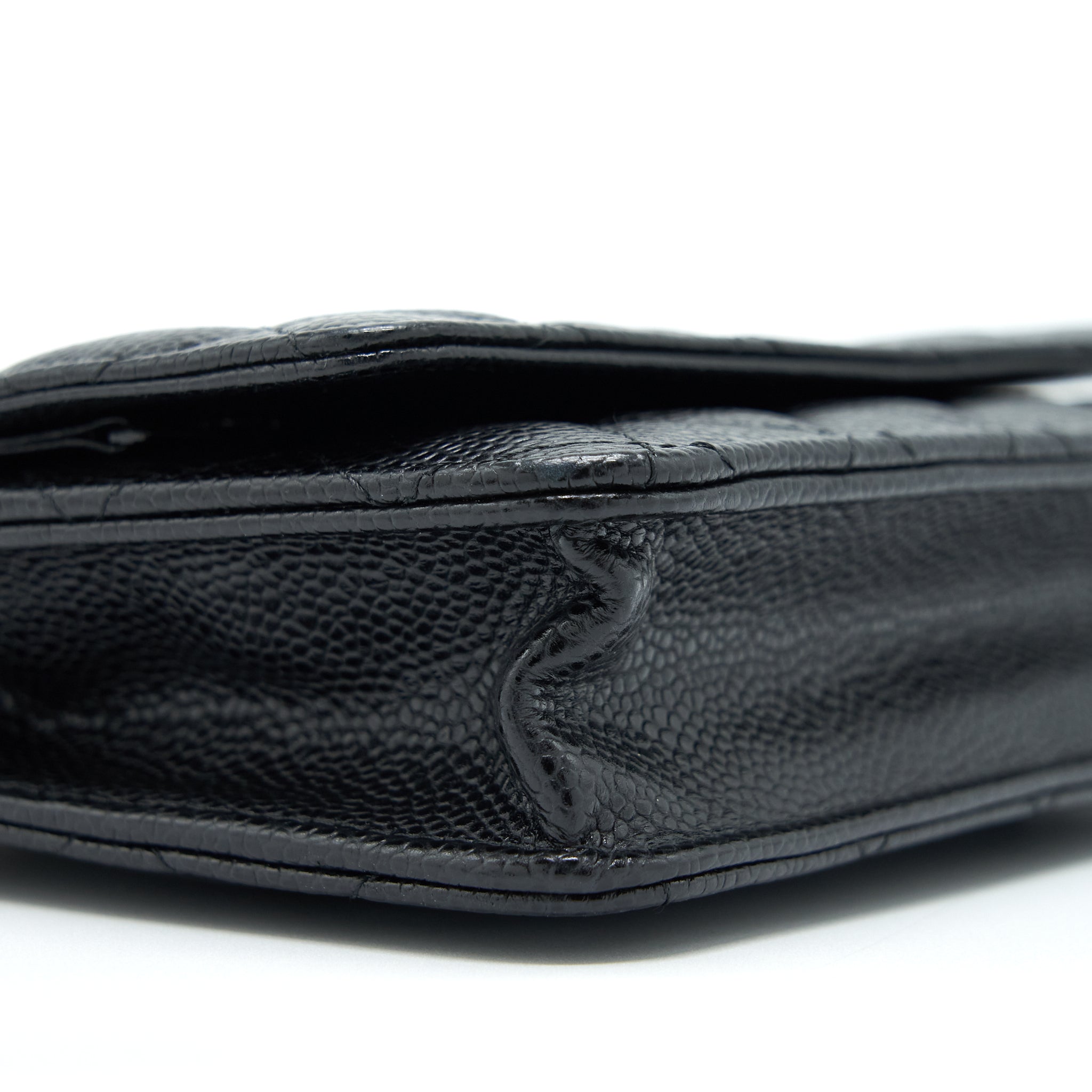 Chanel Classic Wallet On Chain Caviar Black
